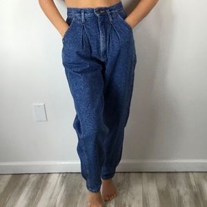 LEE Vtg 80’s High Waisted Front Pleated Mom Jeans
